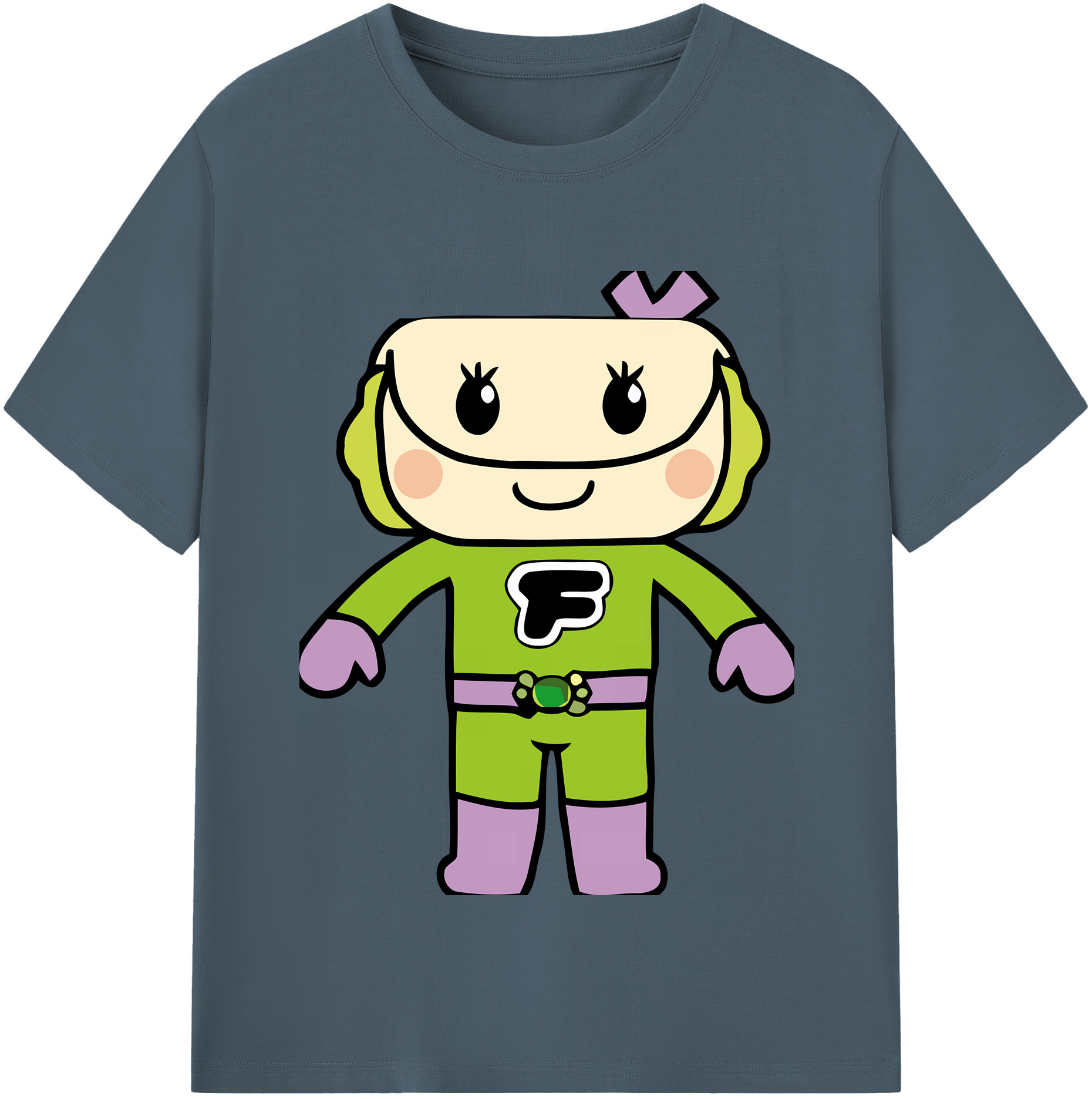 （画像用） アンパンマン Anpanman 綿100％半袖Tシャツ（フロントプリント）